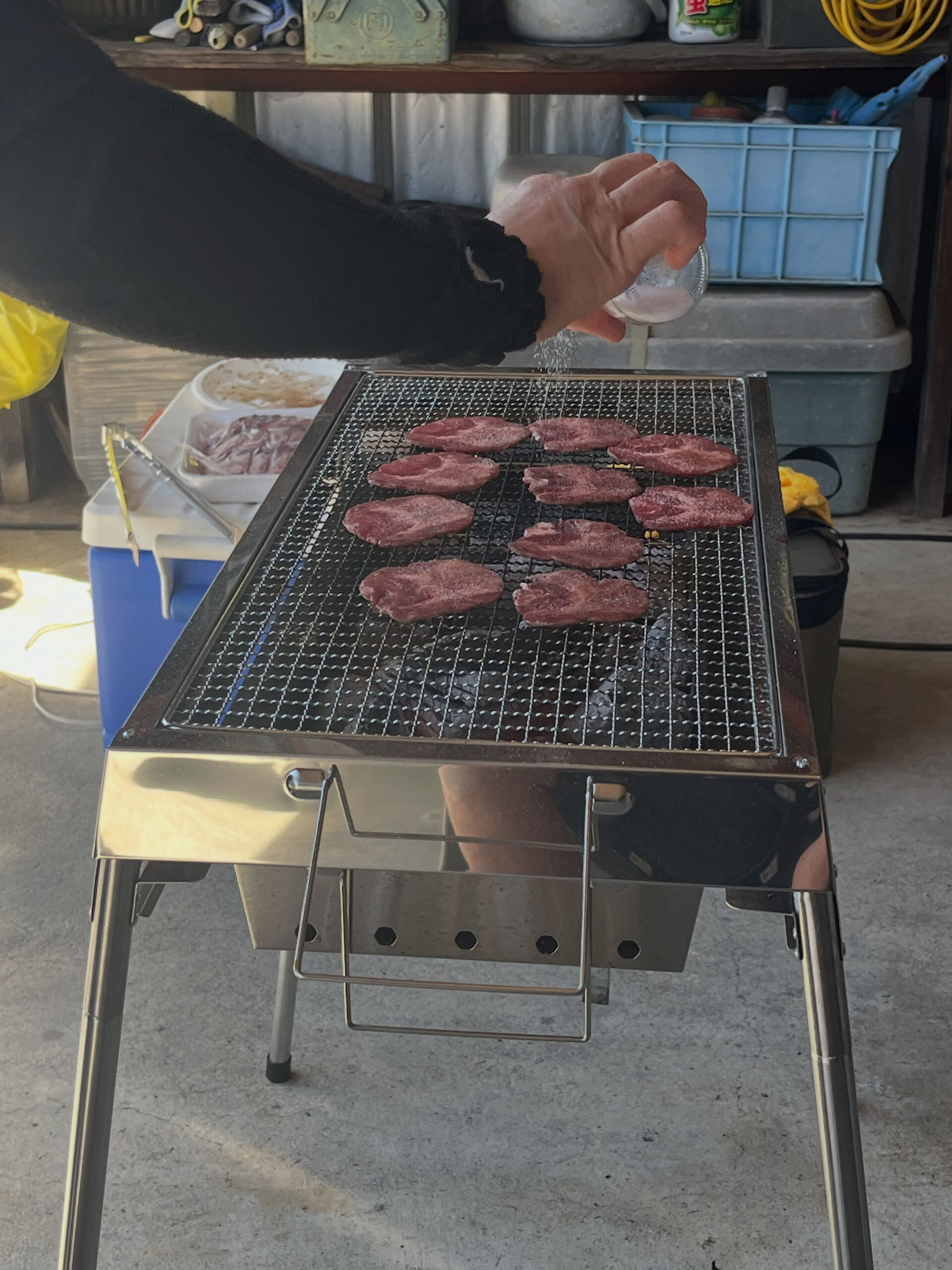 台風はまだかな？BBQ🍖で乾杯🍻